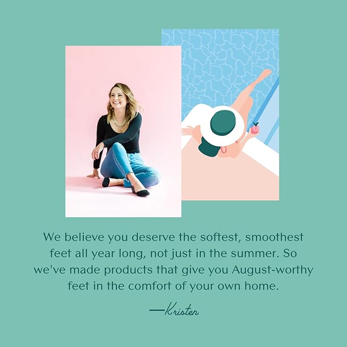 Bare August Glass Foot File Callus Remover for Feet | Heel Scraper & Foot Scrubber in Shower for Dead, Dry & Spilt Skin | Pedicure Foot Buffer & Foot Callus Remover Tool for Soft & Smooth Feet (Teal)