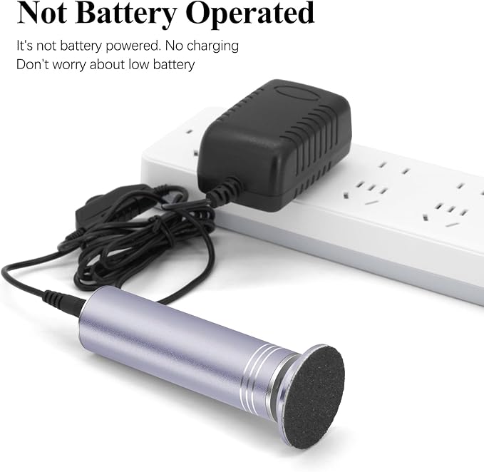 Upgraded Electric Callus Remover for Feet 1200rpm, Adjustable Speed Professional Electric Foot Sander Foot Filer Women Men Pedicure Tools for Feet Callus Remover, FCR-2 Gray