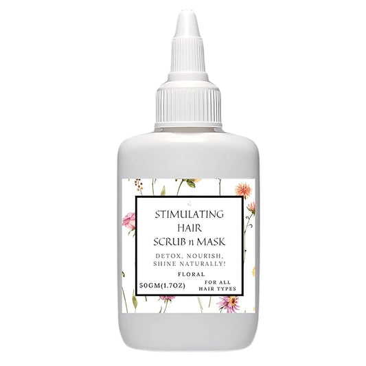 K C Scalp Detox & Hair Treatment Mask - Deep Conditioner for Dry Scalp & Damaged Hair – Scalp Care for Buildup, Flakes & Oil Control – All Hair/Scalp Types – Spa Grade Formula (FLORAL)