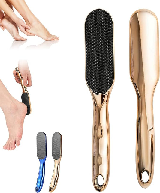 Veinsgrain Foot File, Nano Glass Foot File, Hard Skin Remover Nano-Glass Feet File, Professional Foot Care Tools, Pedicure Tool for Smooth Feet -Gold